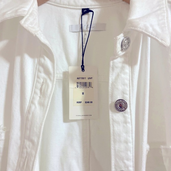 7 For All Mankind Sleeveless Dress With Step Hem M - Picture 6 of 6